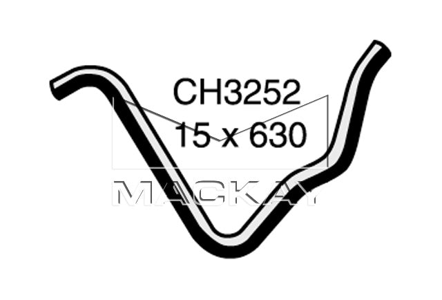 Mackay Heater Hose CH3252