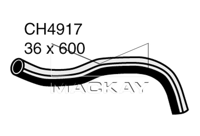 Mackay Bottom Radiator Hose CH4917