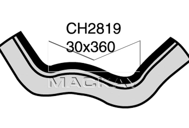 Mackay Top Radiator Hose CH2819