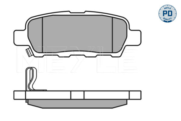 MEYLE Brake Pad Set 025 238 7114/PD