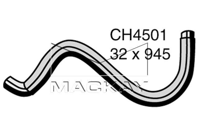 Mackay Top Radiator Hose CH4501