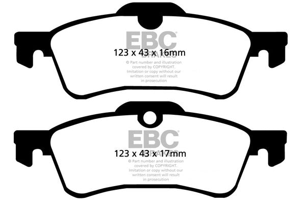 EBC Ultimax Oe Replacement Brake Pad Set DP1389