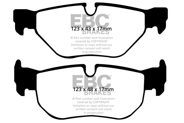 EBC Bmw 3 Series 2005  Rear DP21577