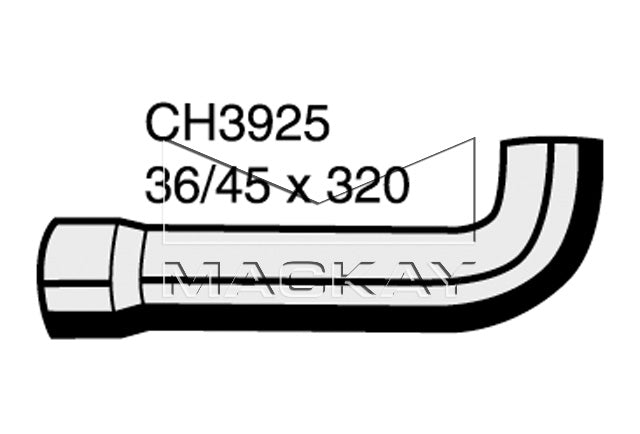 Mackay Bottom Radiator Hose CH3925