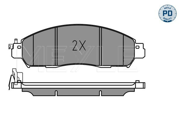 MEYLE Brake Pad Set 025 224 3917/PD