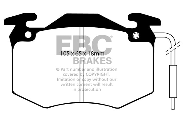 EBC Renault Front Pads DP2546