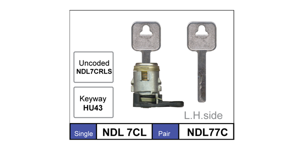Nice Products Door Lock Pairs W/O Central Lo NDL77C
