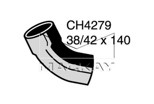 Mackay Bottom Radiator Hose CH4279