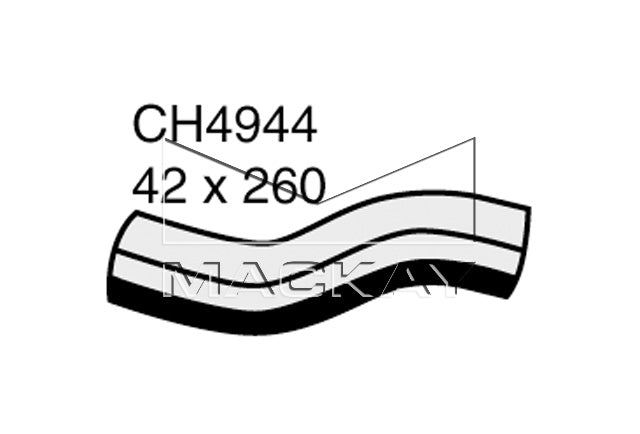 Mackay Top Radiator Hose CH4944