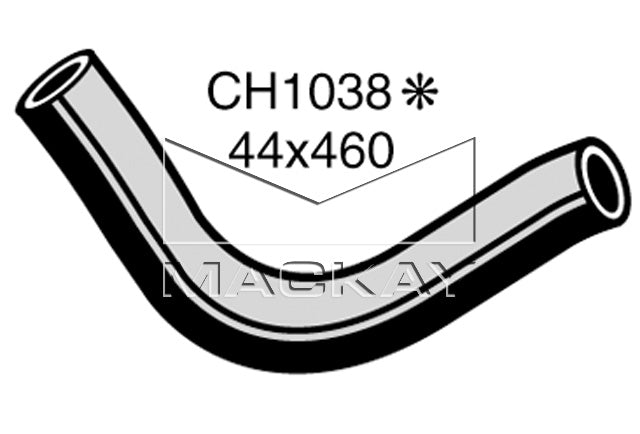 Mackay Bottom Radiator Hose CH1038