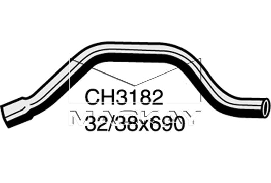 Mackay Top Radiator Hose CH3182