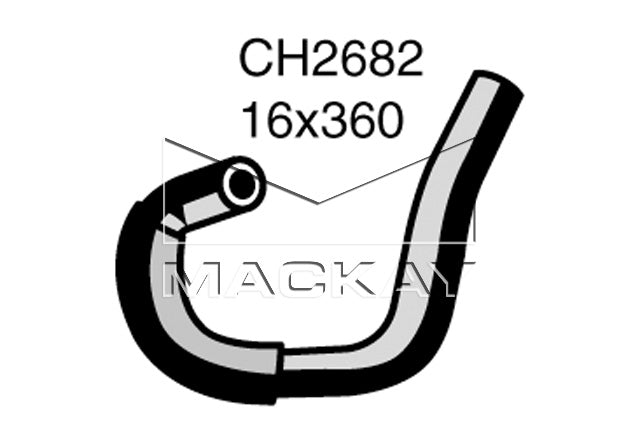 Mackay Heater Hose CH2682