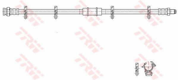 TRW Brake Hose PHB273