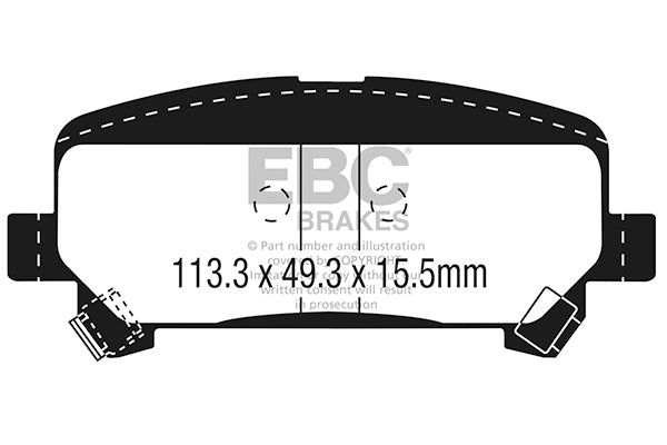 EBC Brakes ULTIMAX Brake Pads DPX3045
