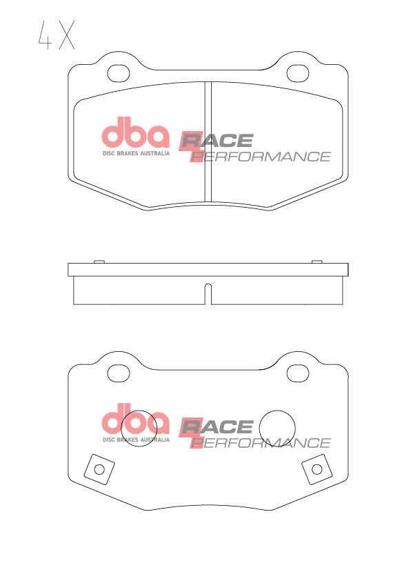 DBA Race Performance Brake Pad Set DB15144RP