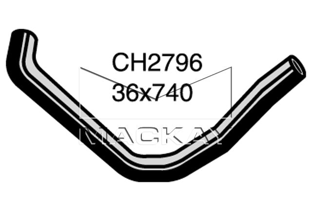 Mackay Bottom Radiator Hose CH2796