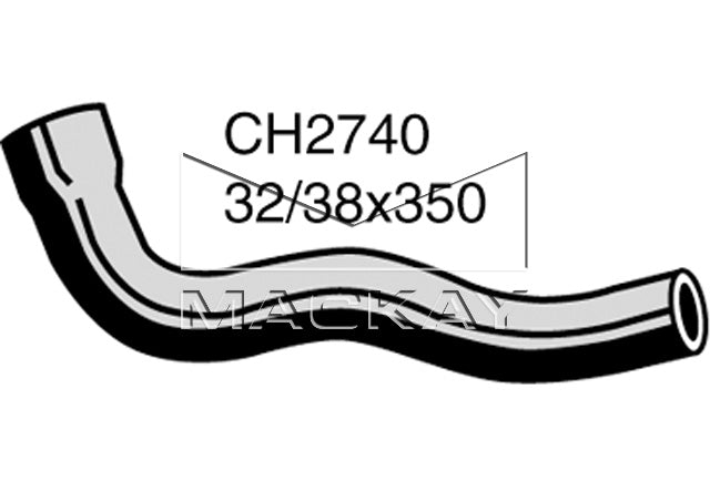 Mackay Bottom Radiator Hose CH2740