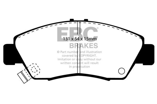EBC Honda Civic Front Pads DP2890