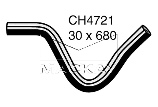 Mackay Bottom Radiator Hose CH4721