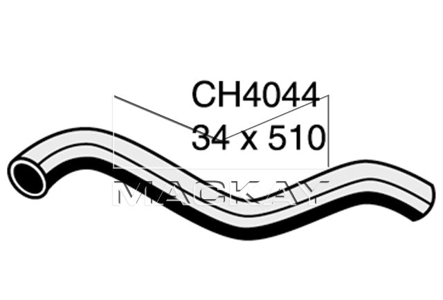 Mackay Bottom Radiator Hose CH4044