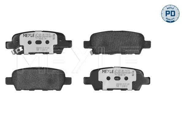 MEYLE Brake Pad Set 025 238 7114/PD