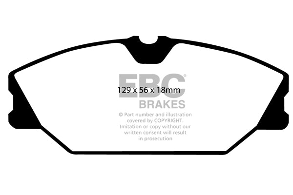 EBC Renault Megane/Safrane/Scenic Rx4 Front Pads DP21369