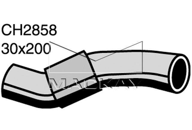 Mackay Bottom Radiator Hose CH2858