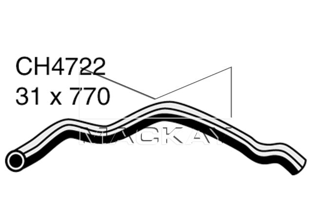 Mackay Top Radiator Hose CH4722