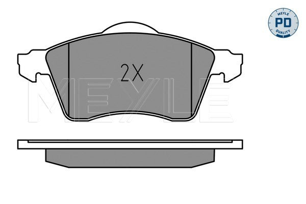 MEYLE Brake Pad Set 025 218 8519/PD