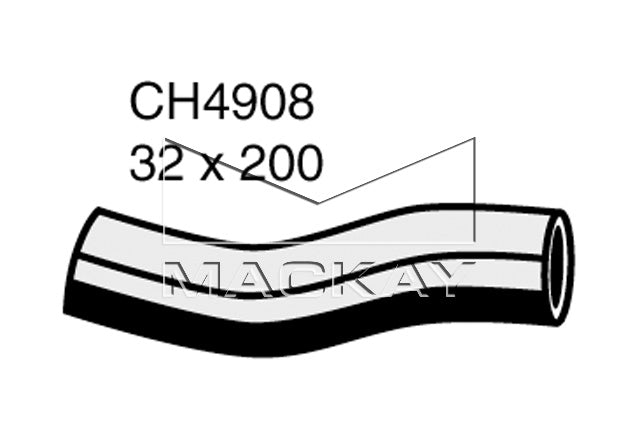 Mackay Bottom Radiator Hose CH4908