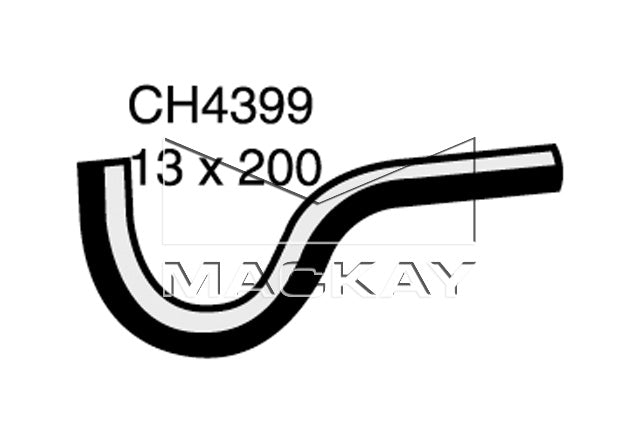 Mackay Bypass Heater Hose CH4399