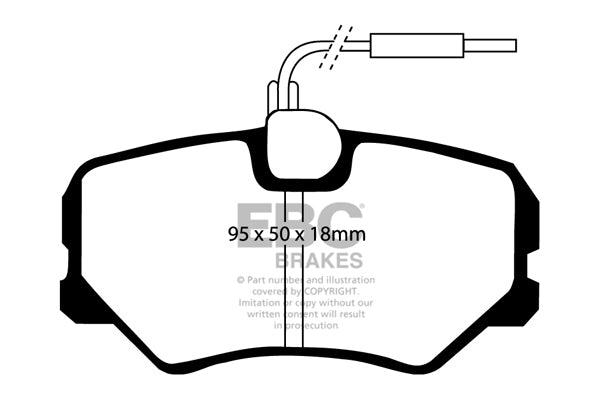 EBC Peugeot Front Pads DP2687