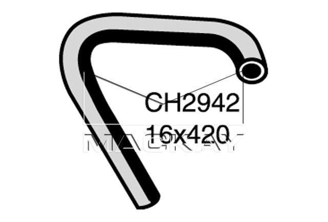 Mackay Heater Hose CH2942