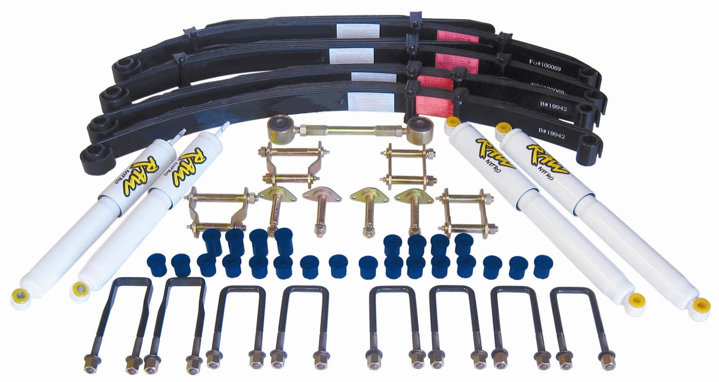 Raw 4x4 2 Inch 50mm RAW Nitro 4x4 Lift Kit Petrol & Diesel up to 35kg Front Load to suit Toyota Hilux 1983-1996 HILUX-003