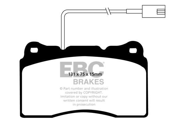 EBC Alfa 147/156/159 2003- Front Pads DP1540