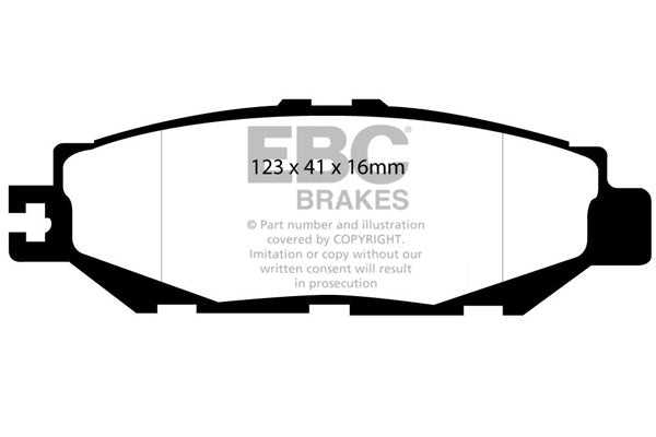 EBC Lexus Gs300/Ls400 Rear Pads DP21008