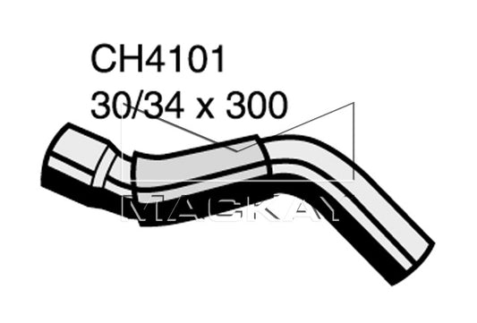 Mackay Top Radiator Hose CH4101