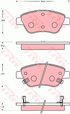 TRW Brake Pad Set GDB7683DT