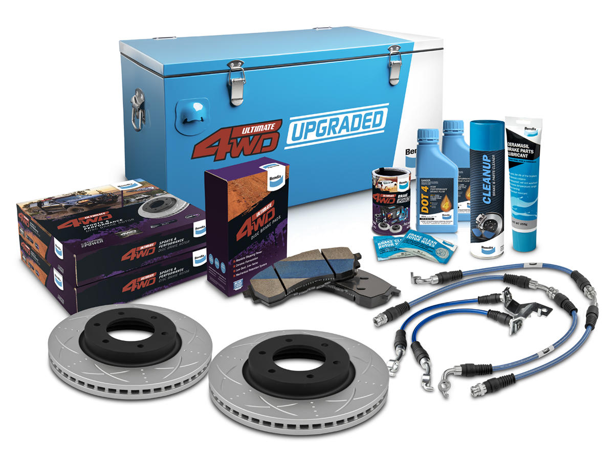 Bendix Ultimate 4x4 Brake Upgrade Kit (Suits 2" Lift) U4WD-BUK77+2