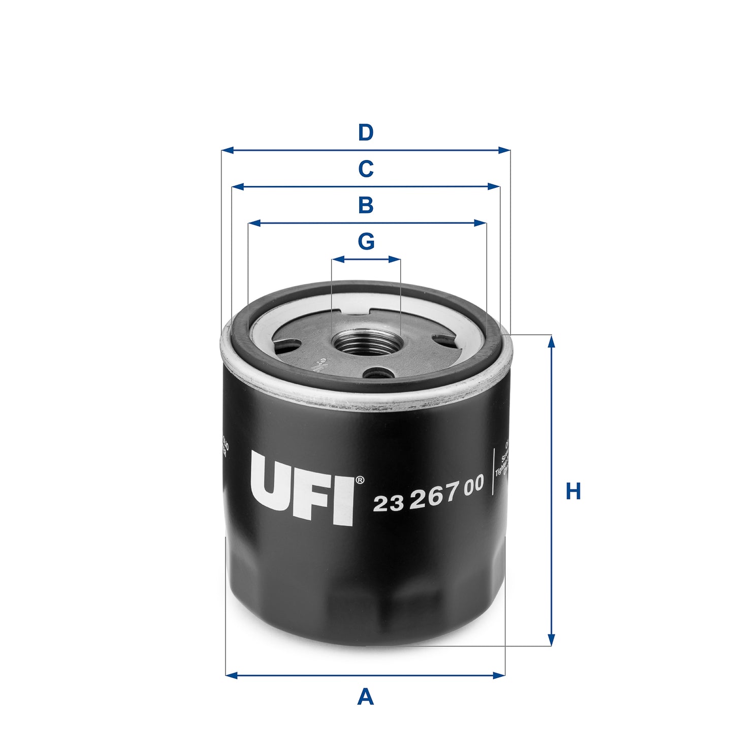 UFI Filters Oil Filter 23.267.00