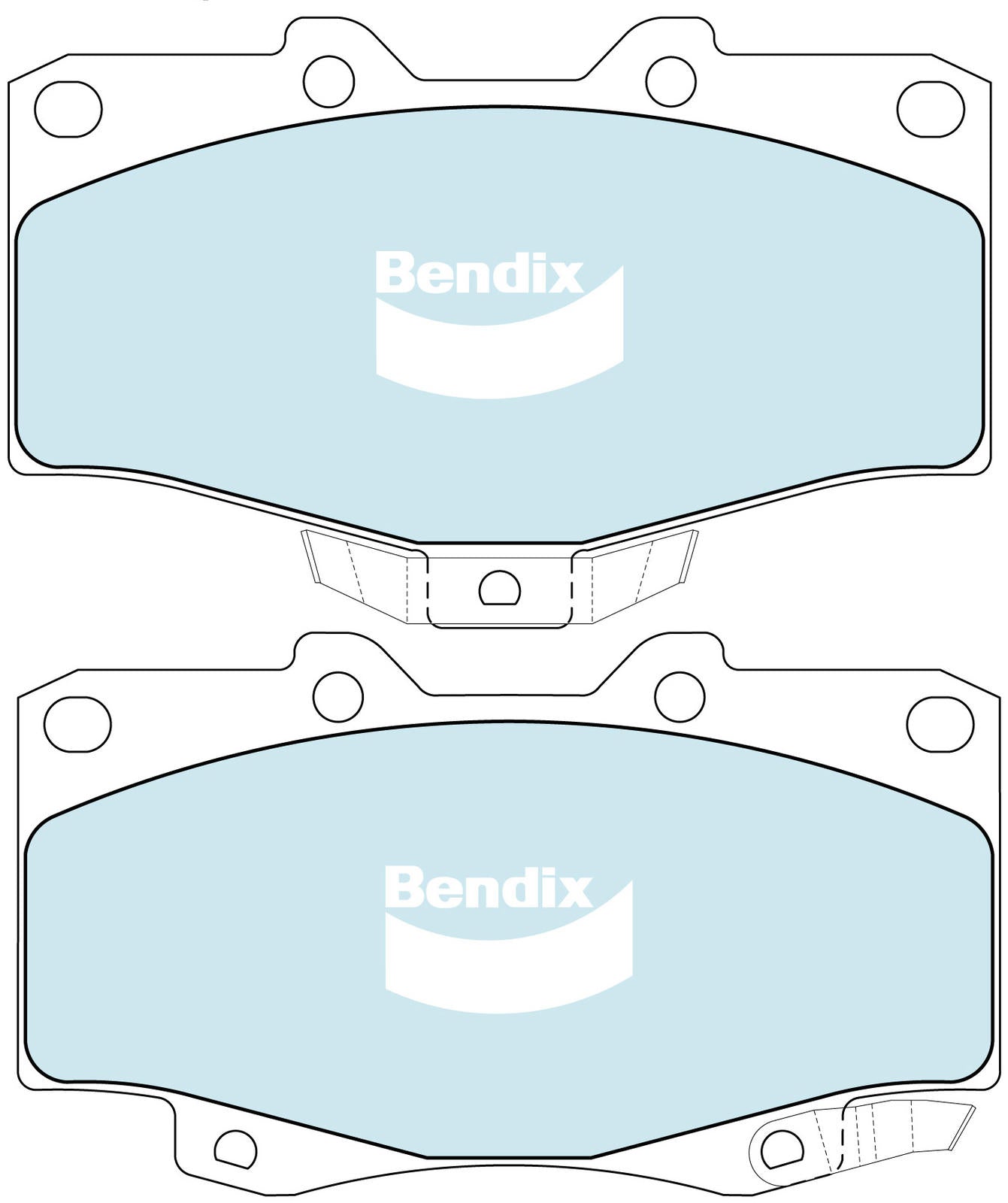 Bendix Ultimate 4WD Brake Pad Set DB1149 ULT4WD