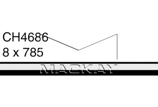Mackay Bypass Heater Hose CH4686
