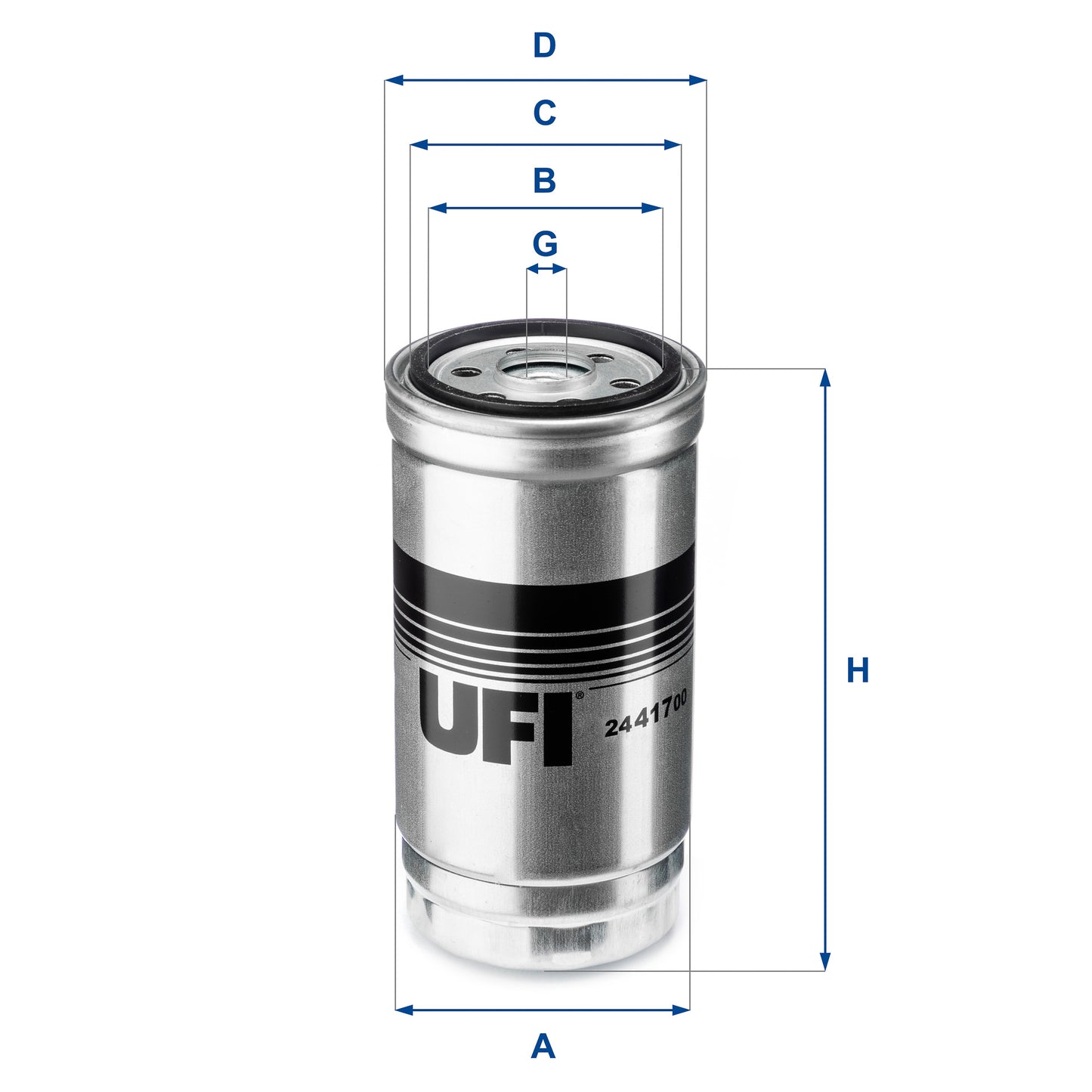 UFI Filters Fuel Filter 24.417.00