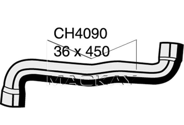 Mackay Top Radiator Hose CH4090