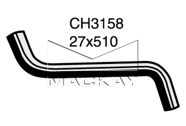 Mackay Bottom Radiator Hose CH3158