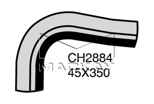 Mackay Top Radiator Hose CH2884