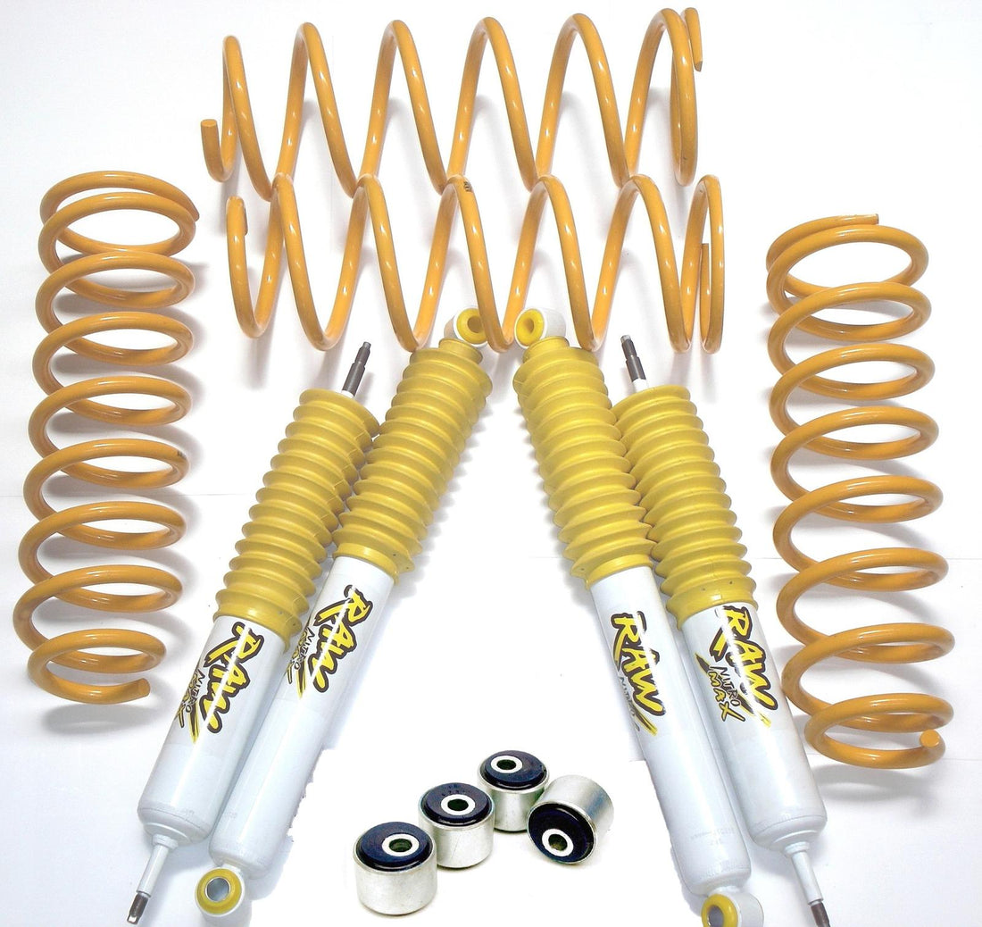 RAW 4x4 2 inch 50mm RAW Nitro 4x4 Heavy Duty Lift Kit to suit Nissan Patrol GU, Y61 1997 - 2016 PAT-015B