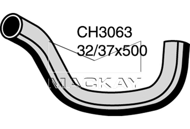 Mackay Bottom Radiator Hose CH3063
