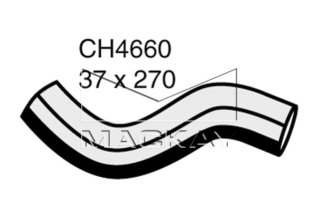 Mackay Bottom Radiator Hose CH4660