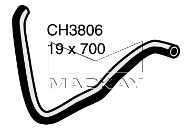 Mackay Heater Hose CH3806